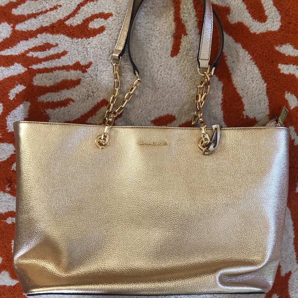 Michael Kors Gold Tote/bag